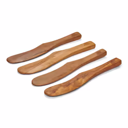 Berard Set of 4 Olivewood  7in /17.5cm Spreader  Wood