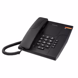 Alcatel Temporis 180, Analog/DECT telephone, Black