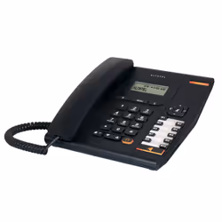 Alcatel Temporis 580, Analog/DECT telephone, 50 entries, Caller ID, Black