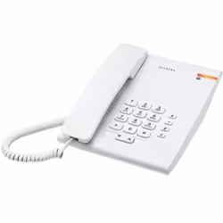 Alcatel Temporis 180, DECT telephone, Wired handset, Caller ID, White
