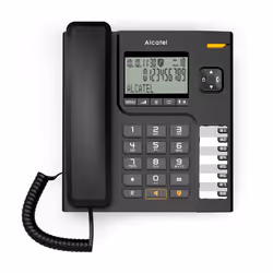 Alcatel T78, corded phone, Large Display, Black