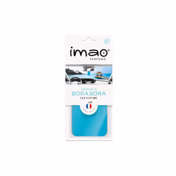 IMAO Escale A Bora Bora Card | Car fragrance, Blue, Car, Amber, CEDAR, Jasmine, Lemon, Monoi, Orange blossom, Ylang-ylang, 22 ...