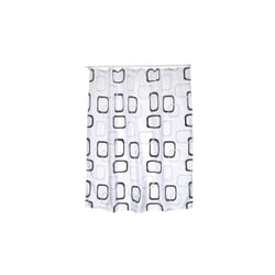 MSV 3700703956747 shower curtain Ring Polyester Black, Grey, White