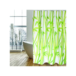 MSV 3700703956761 shower curtain Ring Polyester Green, White