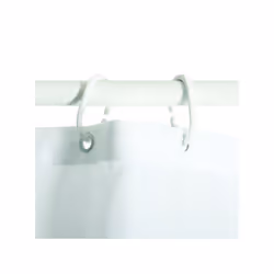 MSV 3700703956761 shower curtain Ring Polyester Green, White
