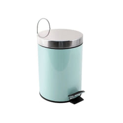 MSV 3700703991601 trash can 3 L Round Stainless steel Green