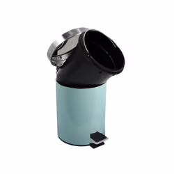 MSV 3700703991601 trash can 3 L Round Stainless steel Green