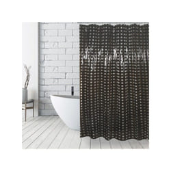 MSV 3700703992691 shower curtain Ring Polyvinyl chloride (PVC) Black