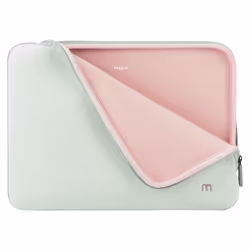 Mobilis 049005 laptop case 35.6 cm (14") Sleeve case Grey, Pink