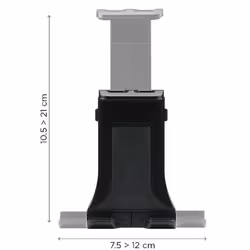 Mobilis U.FIX Active holder Mobile phone/Smartphone, Tablet/UMPC Black