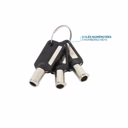 Mobilis 001325 T Lock - Slim Rotating security lock - Key - Additional view 6
