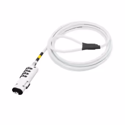Mobilis 001330 Nano - Slim security lock - Code, 1.8 m, Code, Steel, White