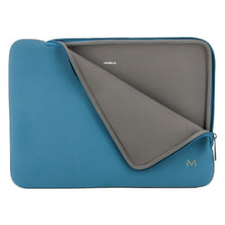 Mobilis 049018 laptop case 35.6 cm (14") Sleeve case Blue, Grey