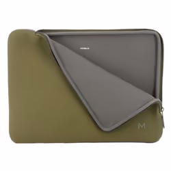 Mobilis 049020 laptop case 36.1 cm (14.2") Briefcase Green, Grey