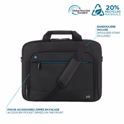 Mobilis The One 35.6 cm (14") Briefcase Black - Additional view 4