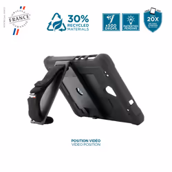 Mobilis 067014 PROTECH - Case + 360° rotating handstrap + kickstand for Galaxy Tab Active5 8'' - Additional view 4