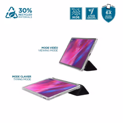 Mobilis 060016 tablet case 27.9 cm (11") Cover Black, Transparent - Additional view 3