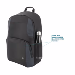 Mobilis The One Basic 43.2 cm (17") Backpack Black, Navy