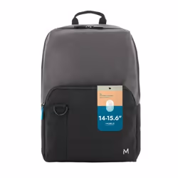 Mobilis 003081 The One Essential Backpack 14-15.6'' - Black and Grey