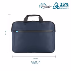 Mobilis 005039 laptop case 35.6 cm (14") Briefcase Blue - Additional view 6