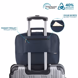 Mobilis 005040 briefcase Polycarbonate (PC), Polyester Black, Navy - Additional view 6