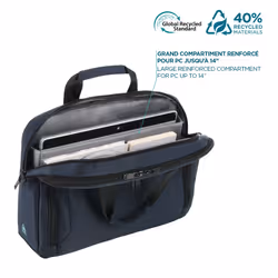 Mobilis 005040 briefcase Polycarbonate (PC), Polyester Black, Navy - Additional view 8