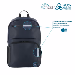 Mobilis 005042 backpack Casual backpack Black, Navy Polyester - Additional view 6
