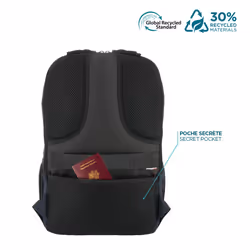 Mobilis 005042 backpack Casual backpack Black, Navy Polyester - Additional view 7