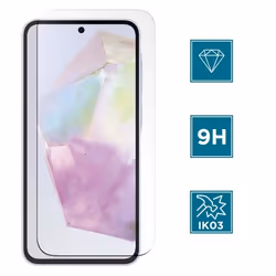 Mobilis 017076 Screen Protector Tempered Glass Clear - 9H- for Galaxy A35 5G - A55 5G