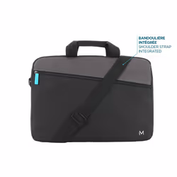 Mobilis The One Essential 35.6 cm (14") Briefcase Black, Grey - Additional view 4