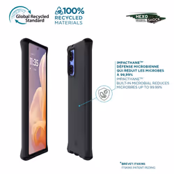 Mobilis 066076 mobile phone case 16.9 cm (6.67") Cover Black