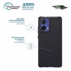 Mobilis 066076 mobile phone case 16.9 cm (6.67") Cover Black