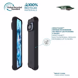 Mobilis 066078 mobile phone case 16 cm (6.3") Cover Black