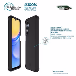 Mobilis 066079 mobile phone case 17 cm (6.7") Cover Black