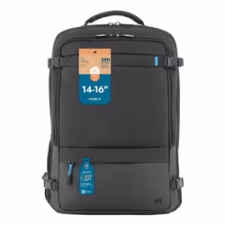 Mobilis 025031 laptop case 40.6 cm (16") Backpack Black