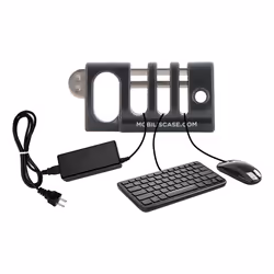 Mobilis 001384 cable organizer Desk/Wall Cable holder Black 1 pc(s)
