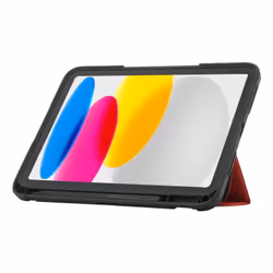Mobilis 062008 tablet case 27.9 cm (11") Flip case Black, Red, Transparent