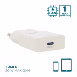 Mobilis 020025 mobile device charger Universal White AC Fast charging Indoor - Additional view 3