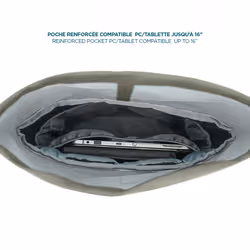 Mobilis 070012 backpack Roll top backpack Grey - Additional view 2