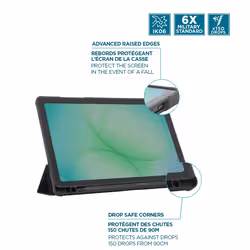 Mobilis 060021 tablet case 27.9 cm (11") Flip case Black, Transparent - Additional view 4