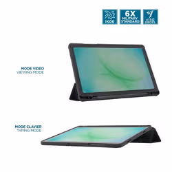 Mobilis 060021 tablet case 27.9 cm (11") Flip case Black, Transparent - Additional view 5