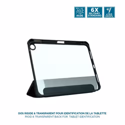 Mobilis 060021 tablet case 27.9 cm (11") Flip case Black, Transparent - Additional view 7