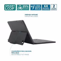 Mobilis ELEMENT Case Galaxy Tab A11+/A9+ 27.9 cm (11") Folio Black - Additional view 5