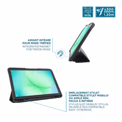 Mobilis 062016 tablet case 27.9 cm (11") Flip case Black, Transparent - Additional view 4
