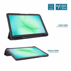 Mobilis 062016 tablet case 27.9 cm (11") Flip case Black, Transparent - Additional view 5