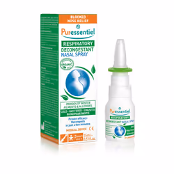 Respiratory Decongestant Nasal Spray 15ml - Cold & Flu - Hayfever & Blocked Nose Relief - Instant Action - 100% Natural & Org ...