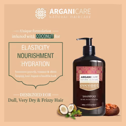 ArganiCare Coconut Shampoo for Dull, Very Dry & Frizzy Hair 400Â ml -