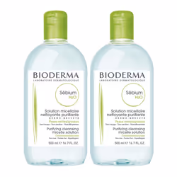 Bioderma - S?bium H2O - Micellar Water - Cleansing and Make-Up Removing - for Combination to Oily Skin 33.4 Fl Oz