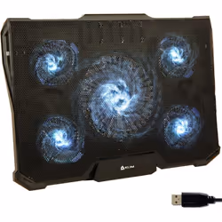 KLIM Cyclone - Laptop Cooling Stand - Maximal Cooling - XL Laptop Stand With 5 Cooling Fans - Compatible Gaming Laptop Coolin ...