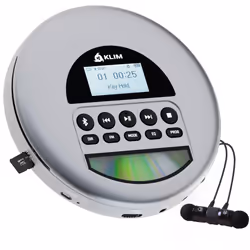 Nomad - New Version - Portable CD Player Walkman with Long-Lasting Battery - with Headphones - Radio FM - Compatible MP3 CD P ...